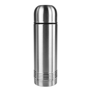 Emsa 618101600 Senator Safe Loc insulated flask, 1.0 litres, stainless steel