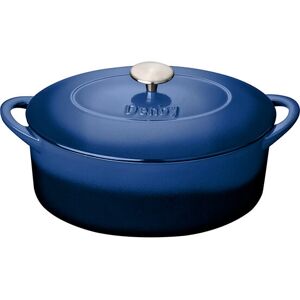 Denby Cast Iron Cobalt 28cm Oval Casserole