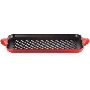 Le Creuset Cerise Cast Iron 32cm Rectangular Grill