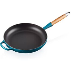 Le Creuset Signature Deep Teal Cast Iron 28cm Frying Pan