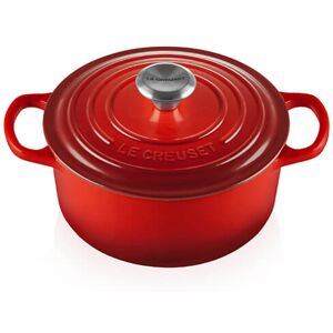 Le Creuset Signature Cerise Cast Iron 24cm Round Casserole