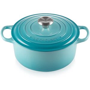 Le Creuset Signature Teal Cast Iron 26cm Round Casserole