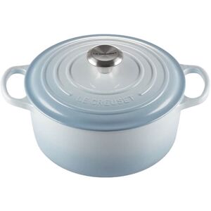 Le Creuset Signature Coastal Blue Cast Iron 26cm Round Casserole