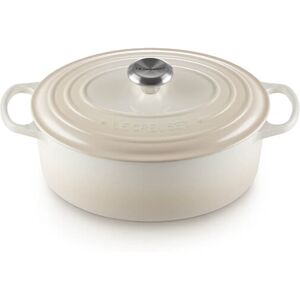 Le Creuset Signature Meringue Cast Iron 27cm Oval Casserole