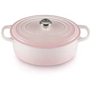 Le Creuset Signature Shell Pink Cast Iron 29cm Oval Casserole