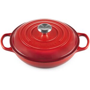 Le Creuset Signature Cerise Cast Iron 26cm Shallow Casserole