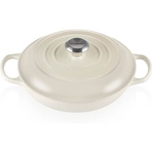 Le Creuset Signature Meringue Cast Iron 26cm Shallow Casserole