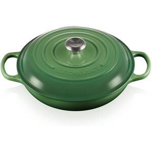 Le Creuset Signature Bamboo Cast Iron 30cm Shallow Casserole