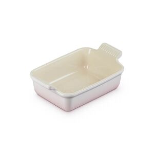 Le Creuset Shell Pink Stoneware Small 19cm Heritage Rectangular Dish