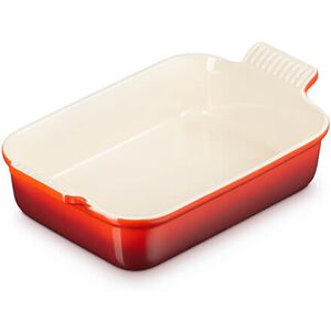 Le Creuset Cerise Stoneware Medium 26cm Heritage Rectangular Dish