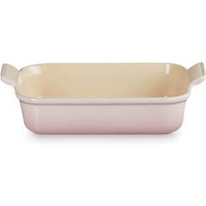 Le Creuset Shell Pink Stoneware Medium 26cm Heritage Rectangular Dish