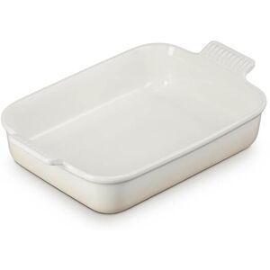 Le Creuset Meringue Stoneware Large 32cm Heritage Rectangular Dish