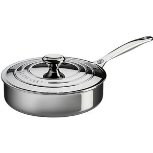 Le Creuset Signature Stainless Steel 24cm Saute Pan With Lid