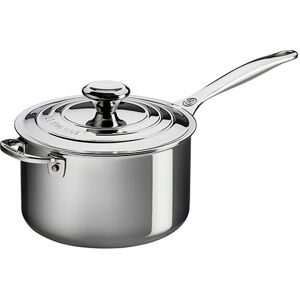 Le Creuset Signature Stainless Steel 20cm Saucepan With Lid