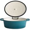 APS Cast Iron Casserole Dish blue 17.0 H x 33.0 W cm