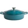 APS Cast Iron Casserole Dish blue 13.0 H x 28.0 W cm