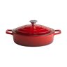 APS Cast Iron Casserole Dish red 13.0 H x 28.0 W cm