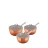 Tower Copper Forged 3 Piece Pan Set Copper