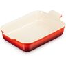 Le Creuset Cerise Stoneware Large 32cm Heritage Rectangular Dish