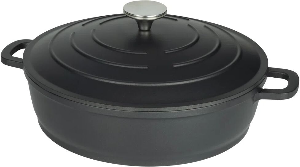 Photos - Bakeware Commichef Cast Aluminium Casserole Dish Non-Stick Cast Aluminium Round Cas