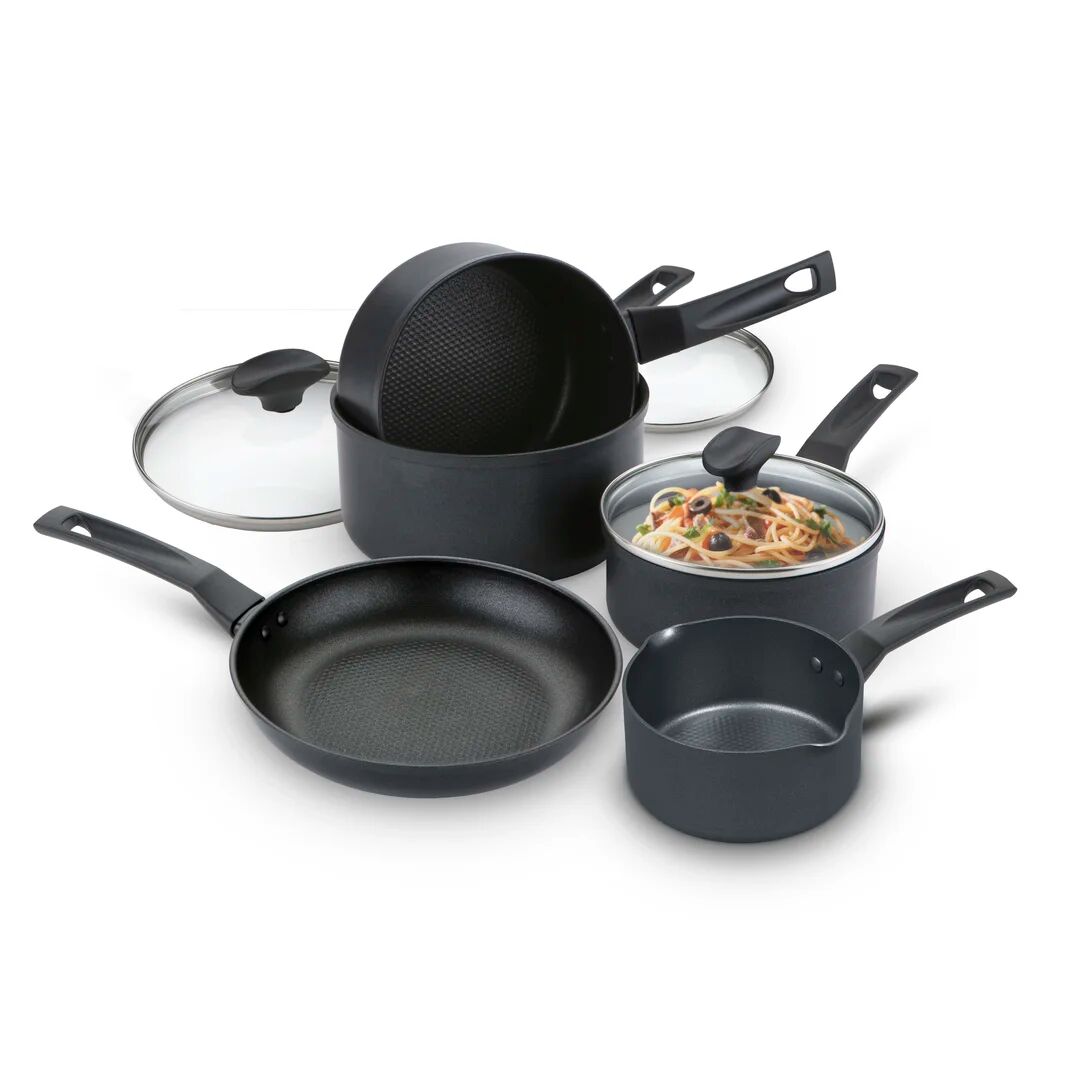 Photos - Stockpot Prestige  9X Tougher - 5 Piece Saucepan and Frying Pan Set - Superior Dim 