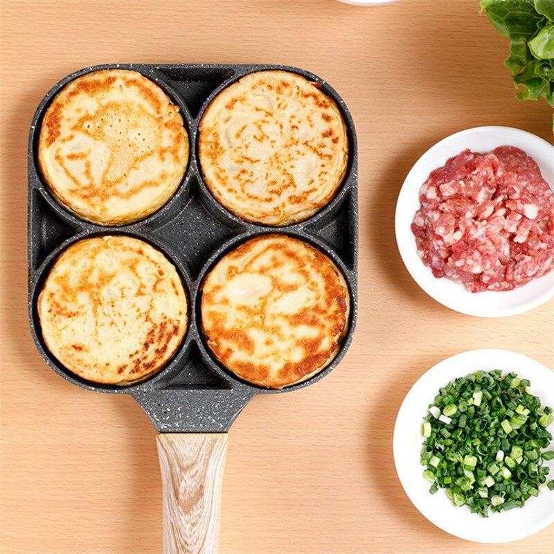 NonStick Pan Household Steak Fried Egg Frying Pan Smoke-Free Cooking Pot  Crepe Artifact Pancake Frying Maker Kitchen Accessories