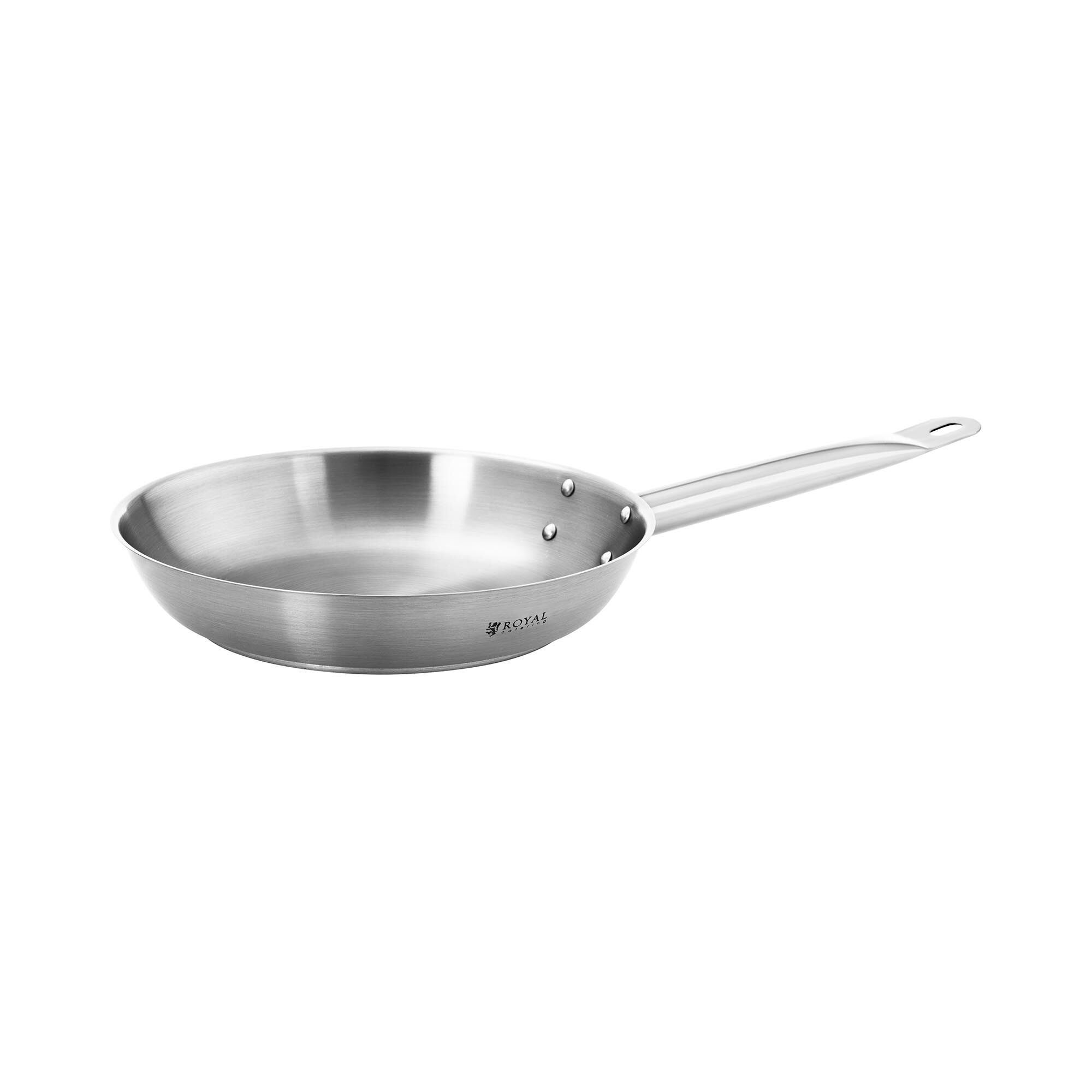 Royal Catering Stainless Steel Frying Pan - Ø 26 cm RCFP-260A