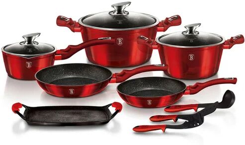 Berlinger Haus 14 Pieces Aluminum Non Stick Cookware Set Berlinger Haus Mini (Under 5')