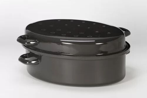 Karl Kruger Steel Oval Casserole Karl Kruger Size: 10.5 l  - Size: 16cm H X 24cm W X 24cm D