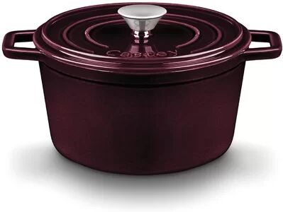 Castey Cast Iron Round Casserole Castey Colour: Burgundy, Width: 16cm  - Size: Mini (Under 3 Quarts)