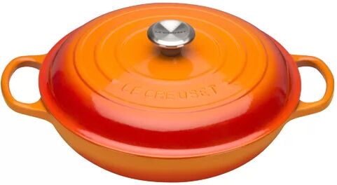 Le Creuset Signature Cast Iron Shallow Casserole 30cm Le Creuset Colour: Volcanic  - Size: Mini (Under 3 Quarts)