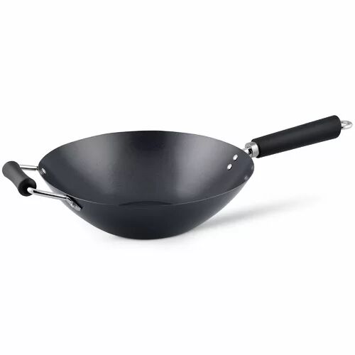 Symple Stuff Rainbolt 5 Piece 31cm Non-Stick Carbon Steel Wok Set with Lid Symple Stuff  - Size: 78 cm H x 116 cm W