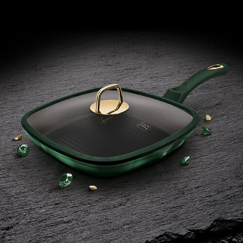 Berlinger Haus Non-Stick Grill Pan Berlinger Haus Colour: Emerald