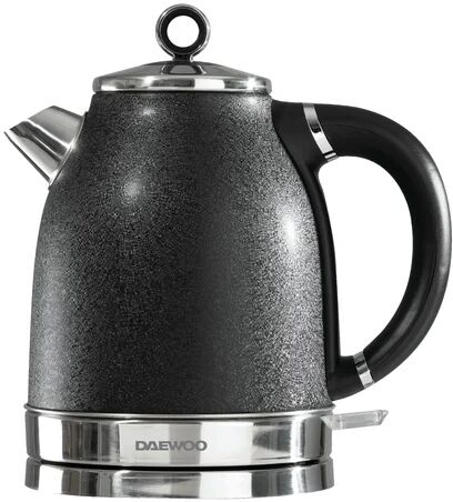 Daewoo Glace Noir 1.7L Stainless Steel Electric Kettle Daewoo 150cm H X 100cm W X 3cm D