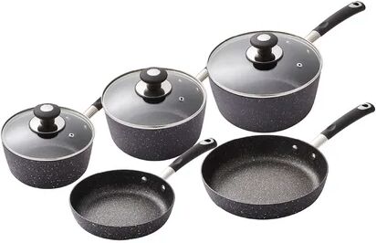 Tower 8 Pieces Aluminum Non-Stick Cookware Set Tower  - Size: