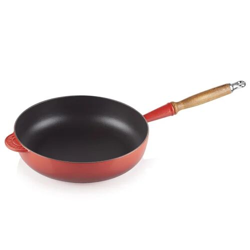 Le Creuset 28cm Frying Pan Le Creuset Colour: Cherry 8cm H X 24cm W X 19cm D