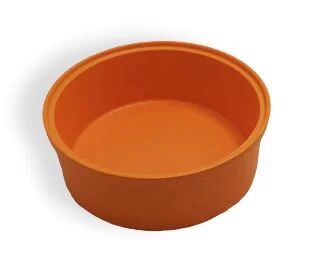 Symple Stuff Ceramic Round Roaster Symple Stuff Colour: Orange, Capacity: 2 L  - Size: 20cm H X 14cm W X 14cm D