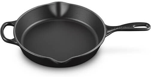 Le Creuset Signature Satin Black Cast Iron 26cm Deep Skillet