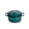 Le Creuset Signature Round Dutch Oven Deep Teal "24 cm