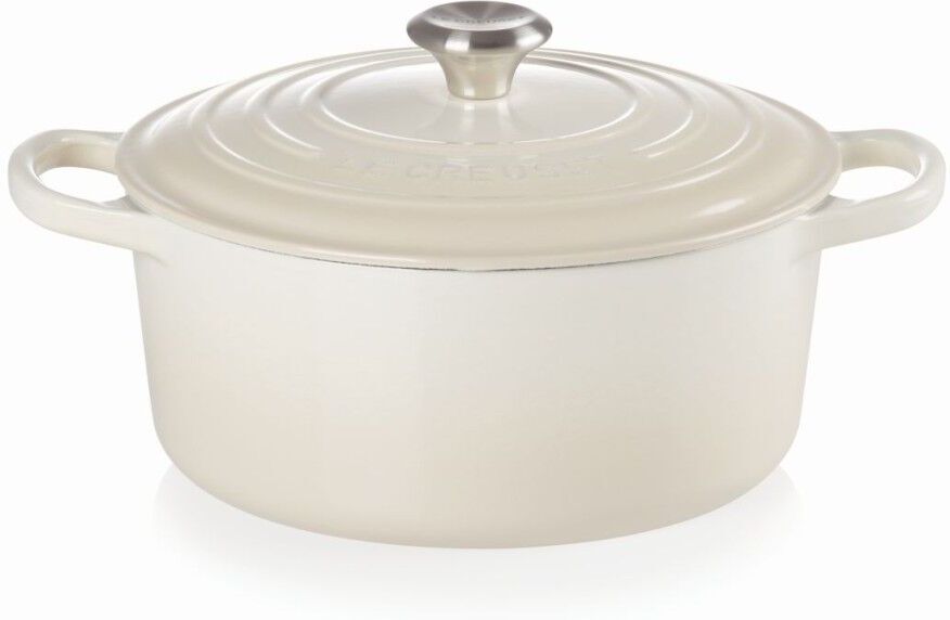 Le Creuset Signature Round Dutch Oven Meringue "22 cm