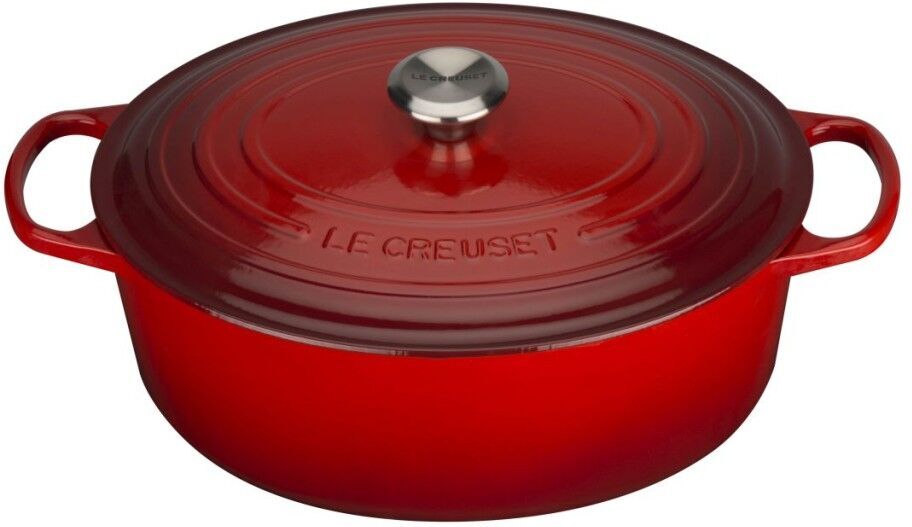 Le Creuset Signature Oval Dutch Oven Cerise "33 cm