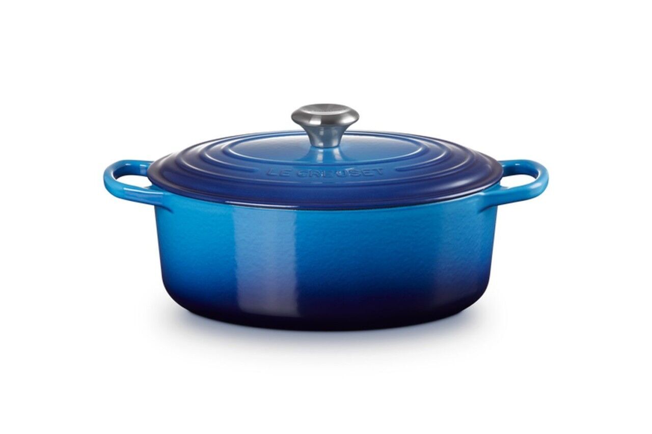 Le Creuset Signature Oval Dutch Oven Azure "29 cm