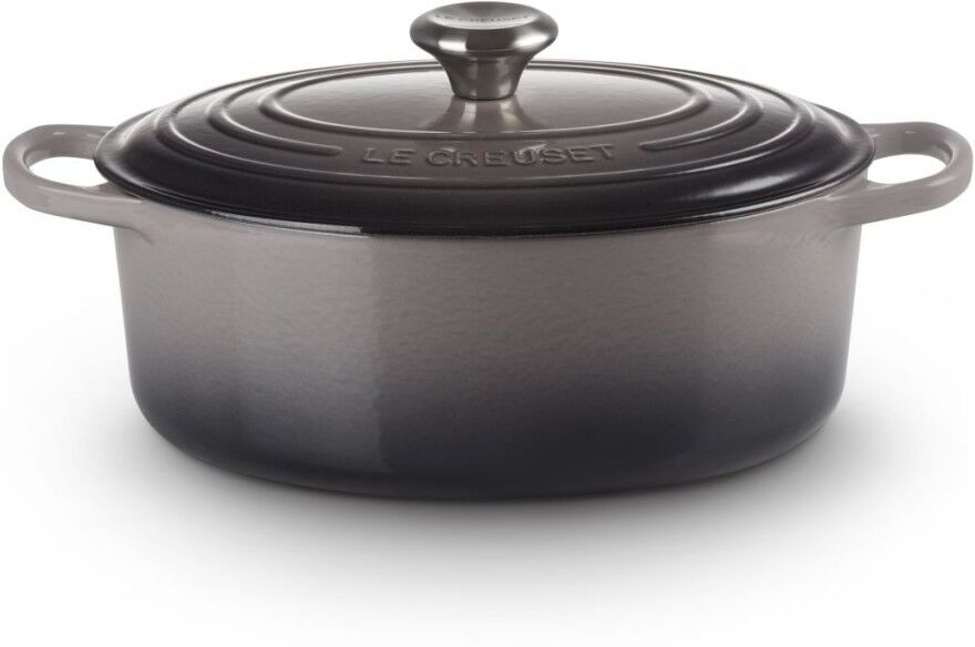 Le Creuset Signature Oval Dutch Oven Flint "29 cm