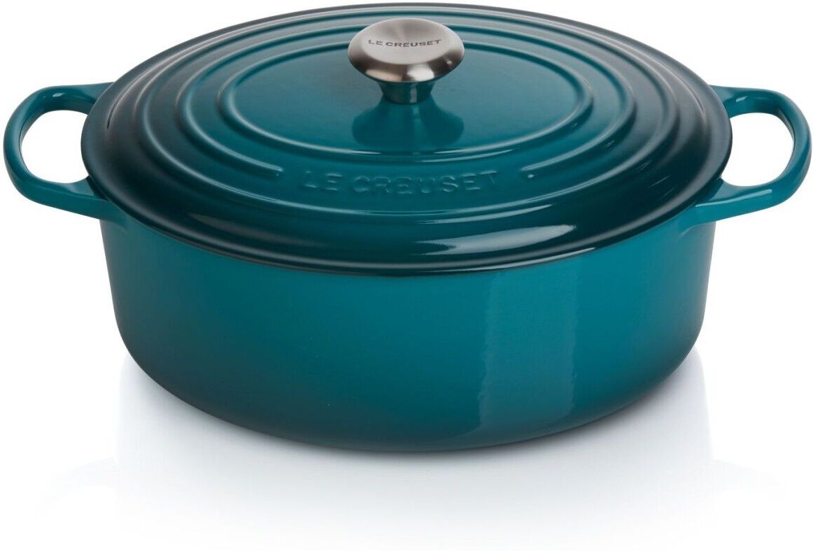 Le Creuset Signature Oval Dutch Oven Deep Teal "31 cm