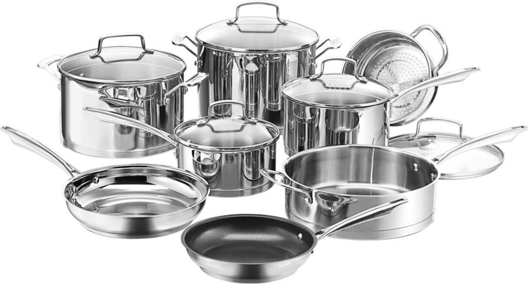 Cuisinart Professional Series Stainless 13-Pc. Cookware Set - Stainless Steel