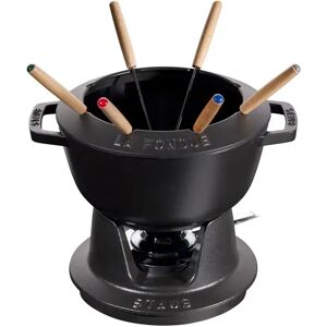 Set à fondue Staub 2,35 l noir