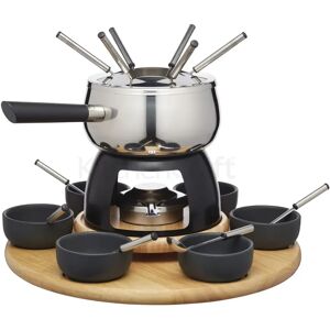 Artesà Six Person Party Fondue Set black/brown/gray 38.0 H cm