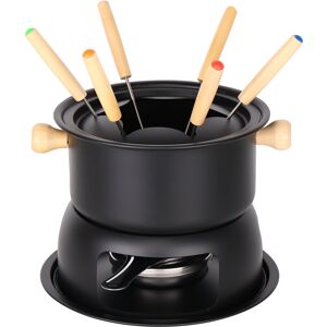 URBN-CHEF 6 Person Chocolate Or Cheese Deluxe Fondue Set