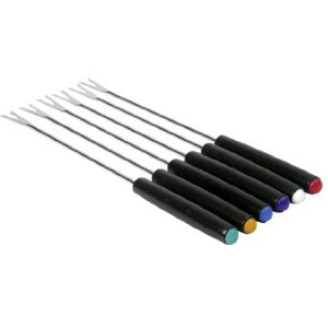 Chasseur 1183016 Fondue forks, set of 6,Black,25.3 x 7 x 1.6 cm