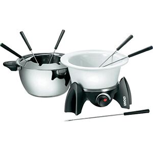 Unold Electric Fondue Set 48615 - Stainless Steel Pot - Ceramic Pot - 500W - For up to 6 Persons